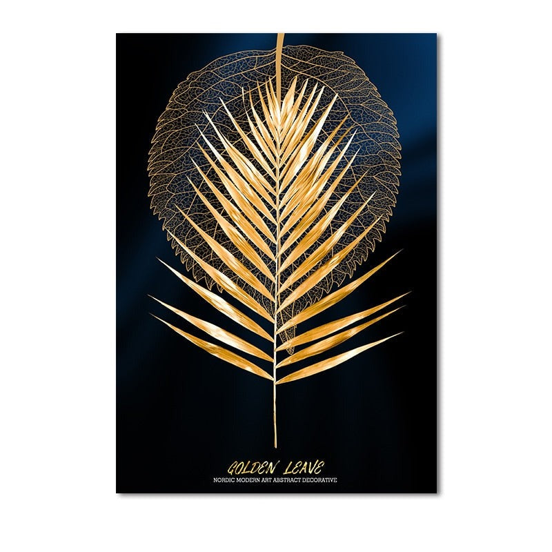 Sarindo™ - Gouden Bladeren Kunst