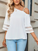 One Shoulder Chain Strap Tops